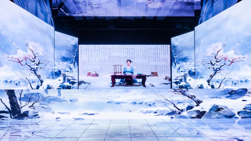網(wǎng)易云音樂與小冰公司推出虛擬歌手陳水若演唱《風雪千千》。主辦方供圖