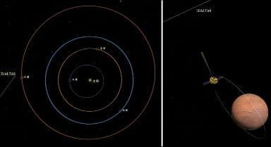 天問(wèn)一號(hào)成功觀測(cè)到星際天體阿特拉斯
