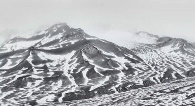 戈壁飛白 雪落黑獨(dú)山